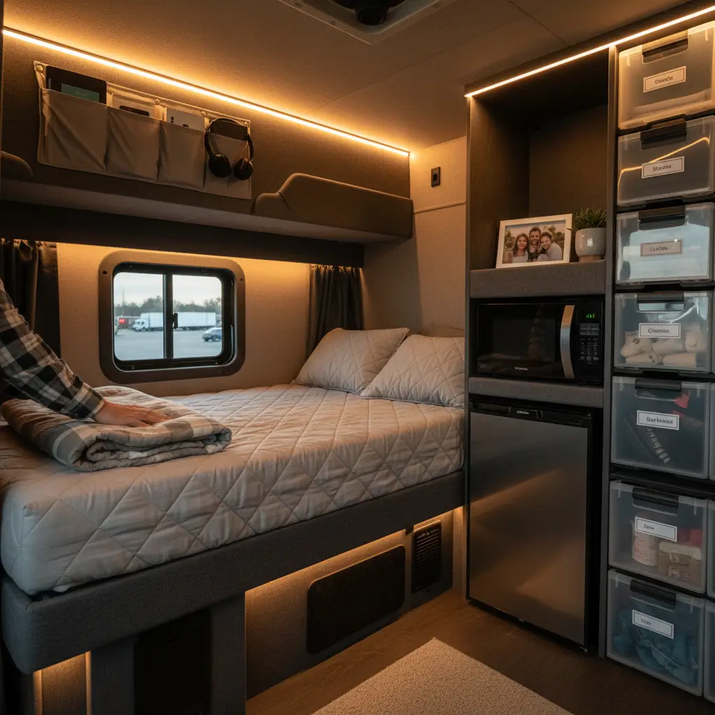 sleep cab truck