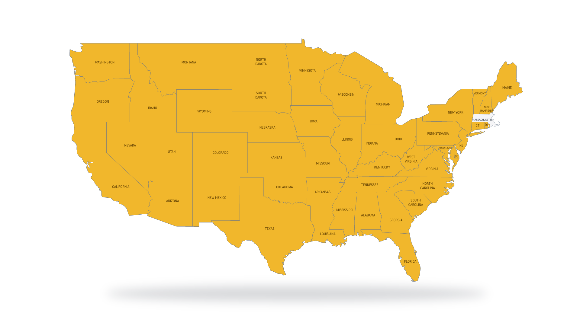 Map of Logrock Service Area