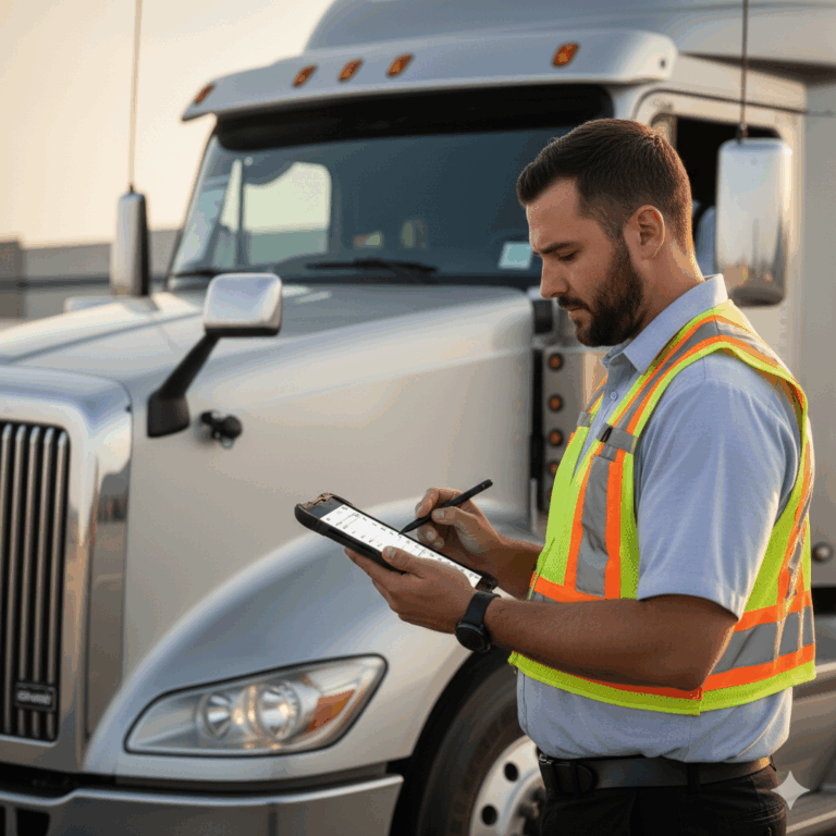Stop And Inspect Commercial Vehicle Inspection Checklist (DOT-Compliant) + Free Template