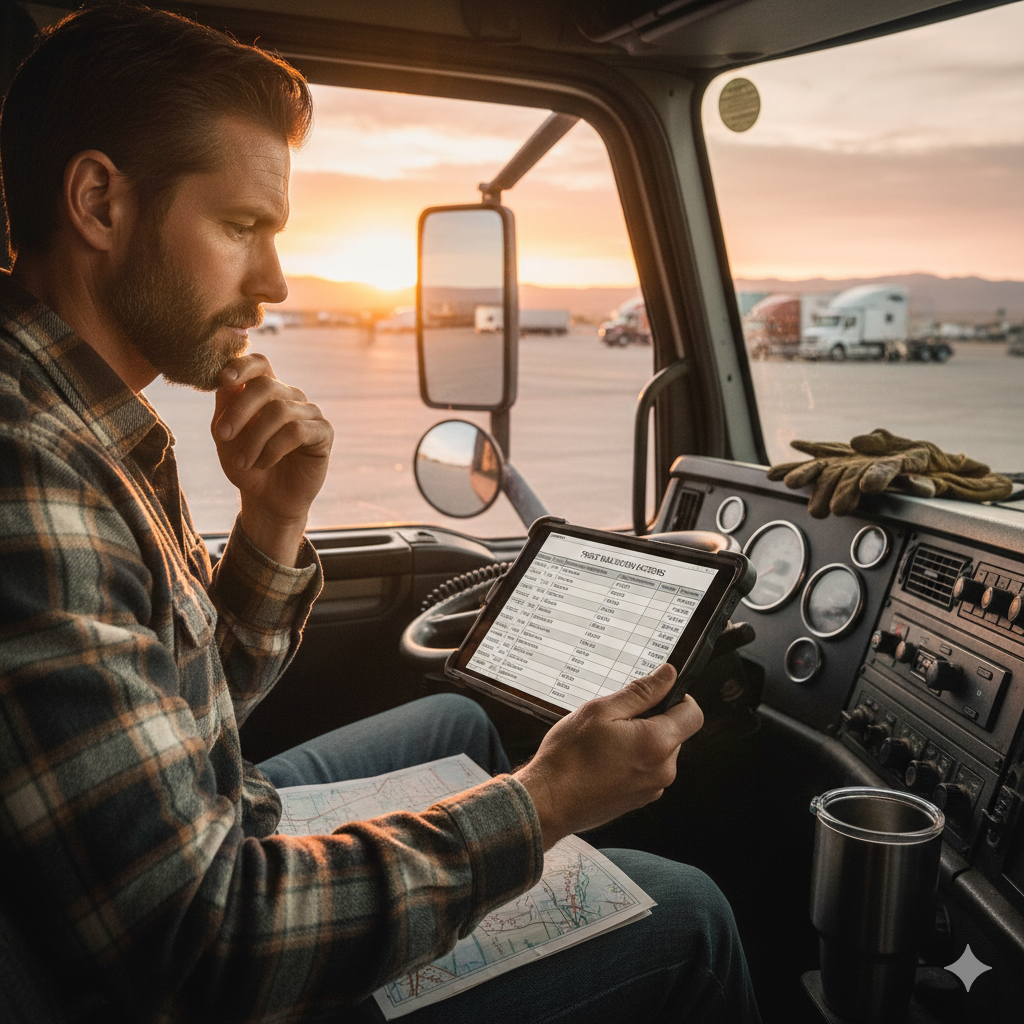 How do you determine the value of a semi-truck?