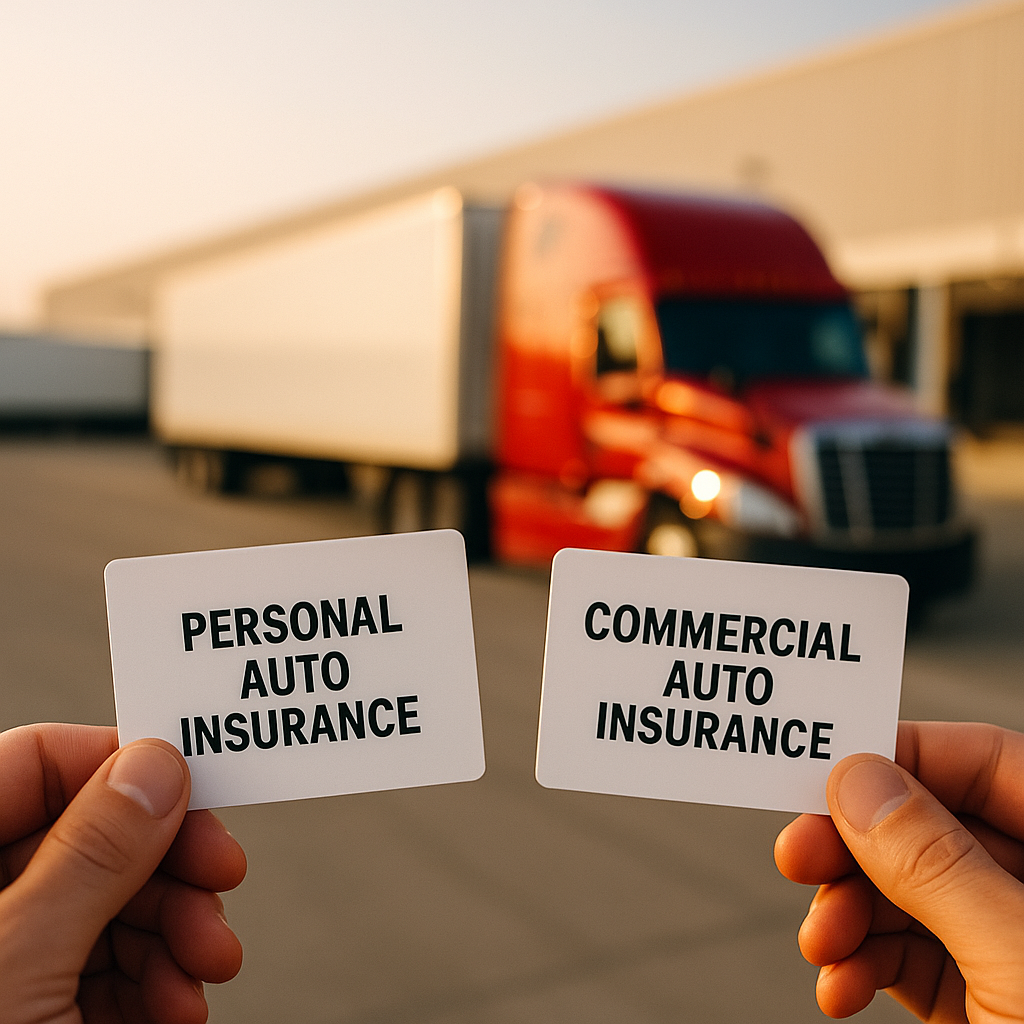 difference between personal auto insurance and commercial auto insurance