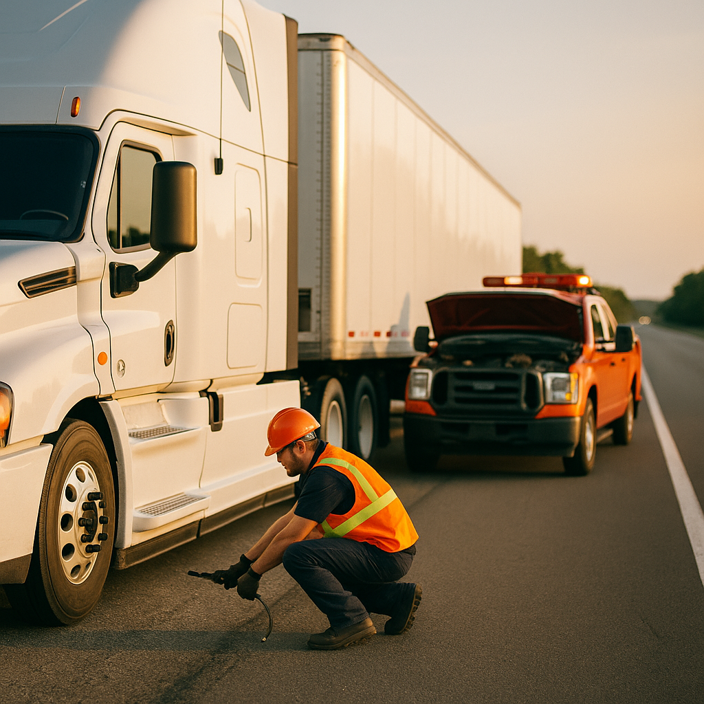 semi truck roadside service