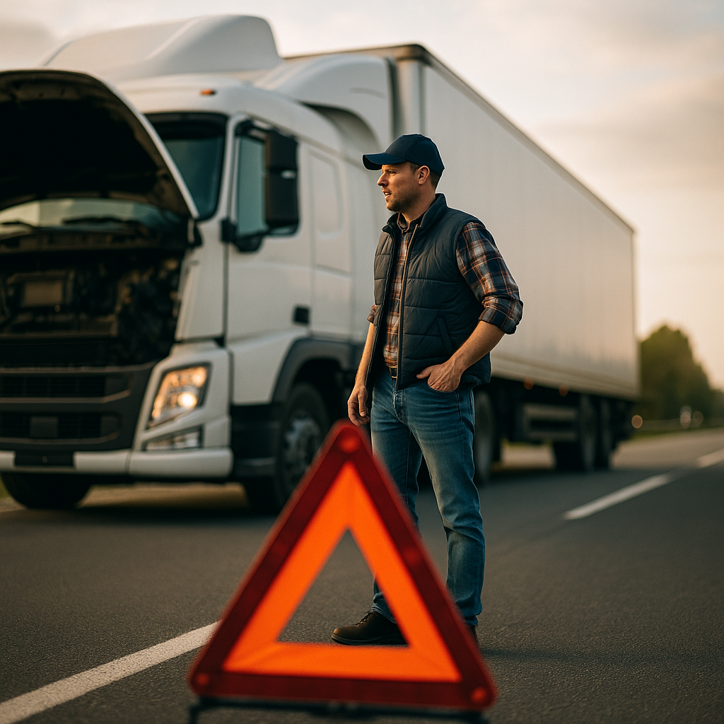 tractor trailer roadside breakdown
