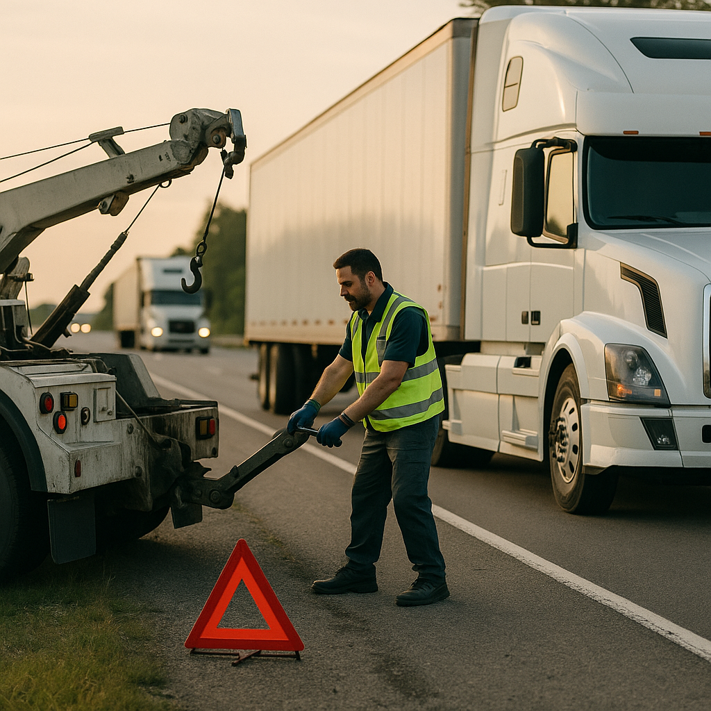 18 wheeler roadside assistance