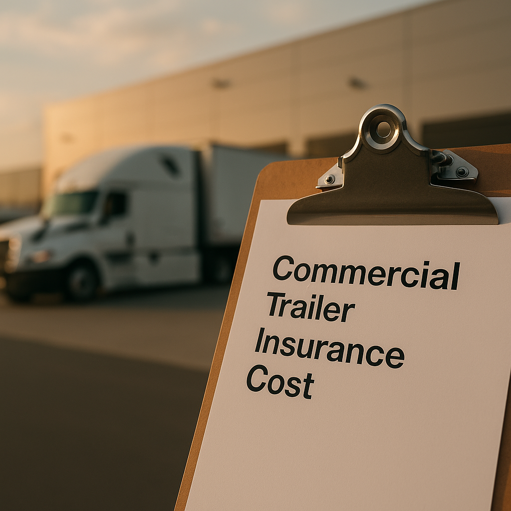 commercial trailer insurance cost