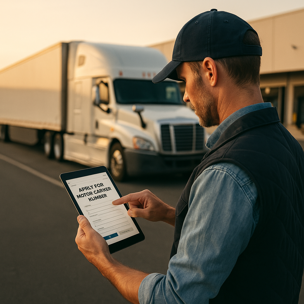 apply for motor carrier number