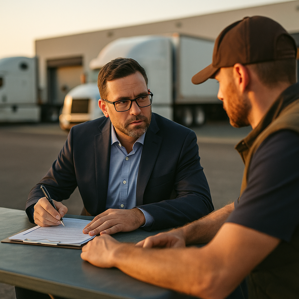 How brokers negotiate small fleet truck insurance