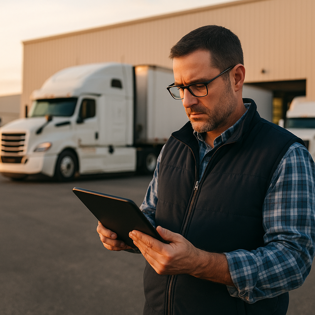 Managing multiple truck policies through one broker