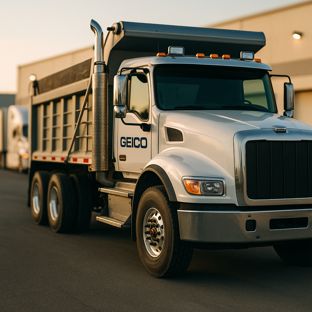 Geico dump truck insurance coverage