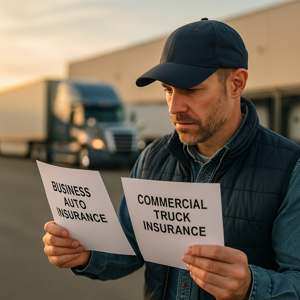 Geico business auto vs commercial truck insurance