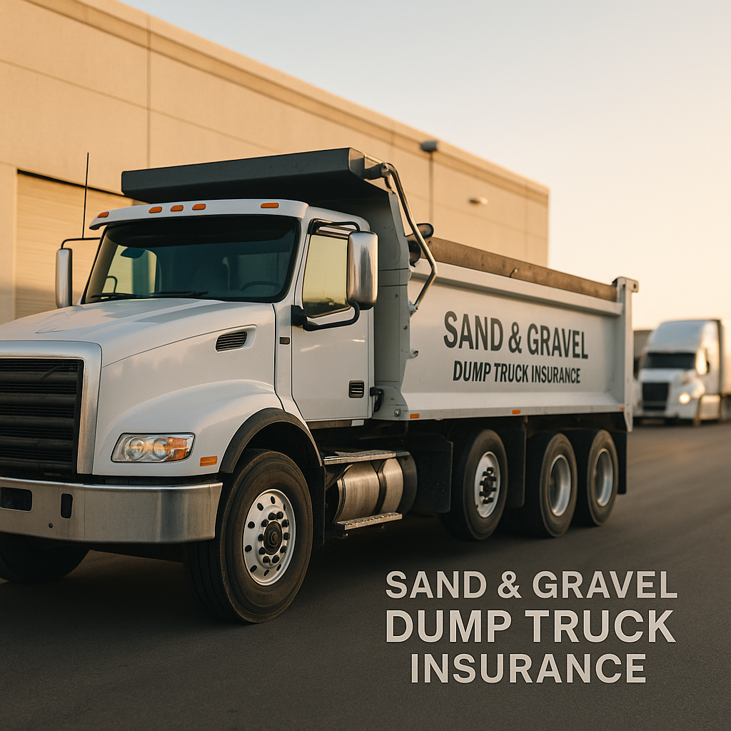 Sand and gravel dump truck insurance