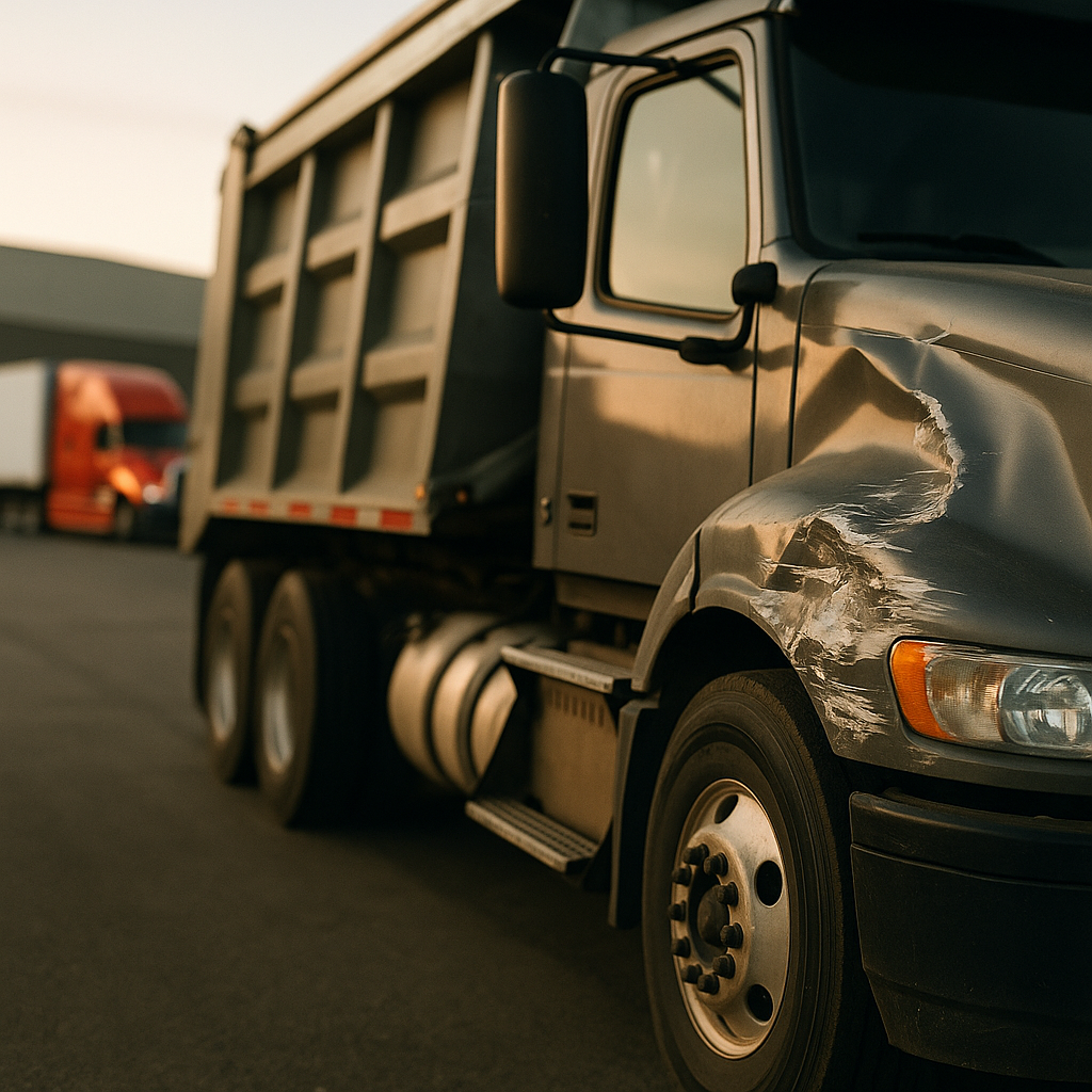 Dump truck physical damage insurance