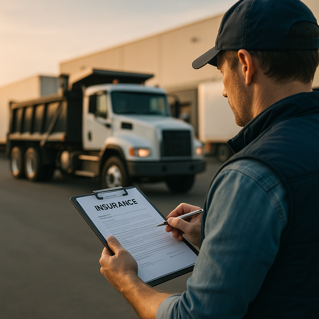 Small fleet dump truck insurance policies