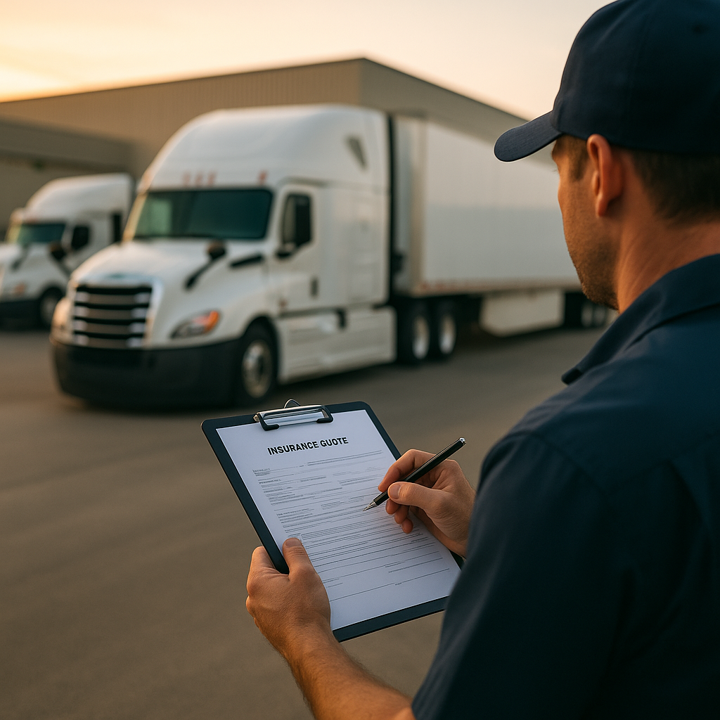 Small fleet trucking insurance quotes