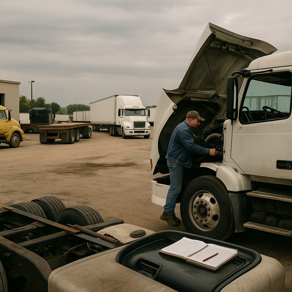 Commercial Truck Damage Claim: Documenting Steps