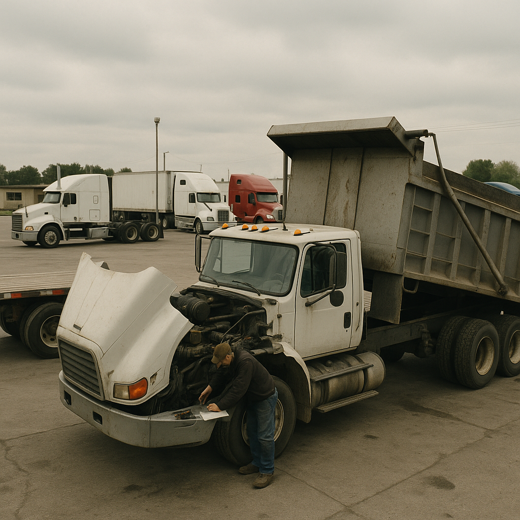 Commercial Trucking Insurance for Dump Truck Work