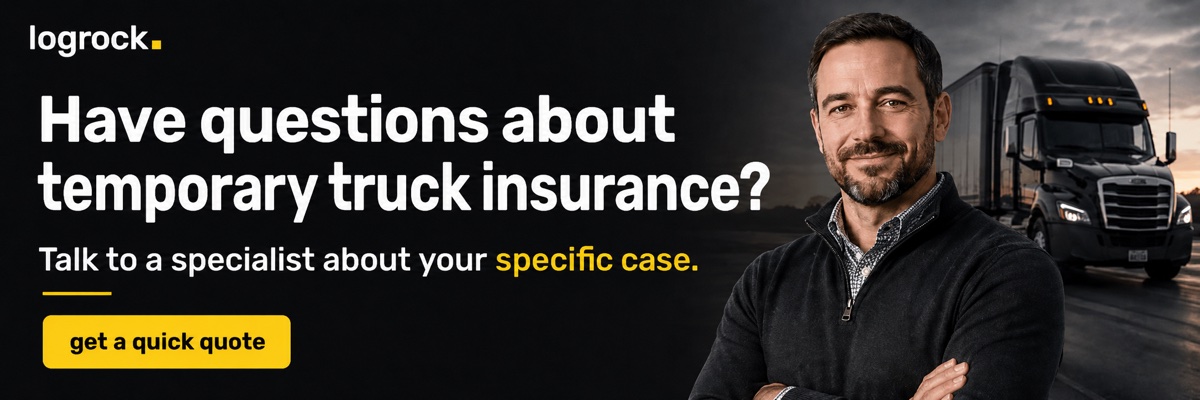 Check short-term truck insurance availability with LogRock