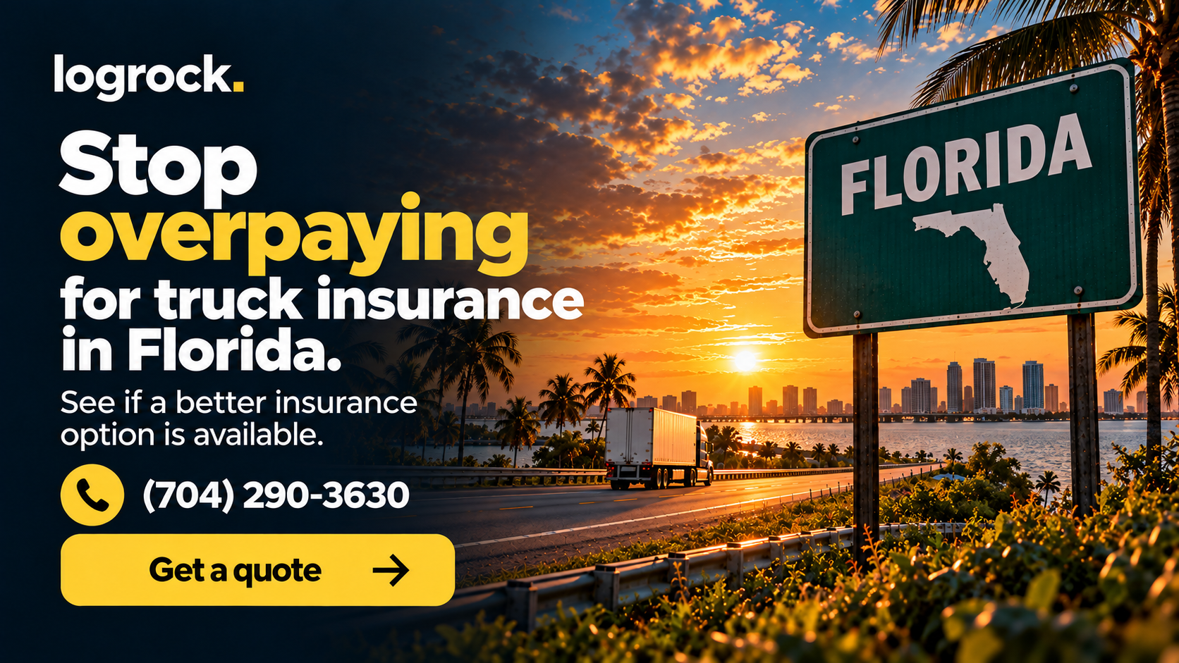Check a truck insurance availability with LogRock