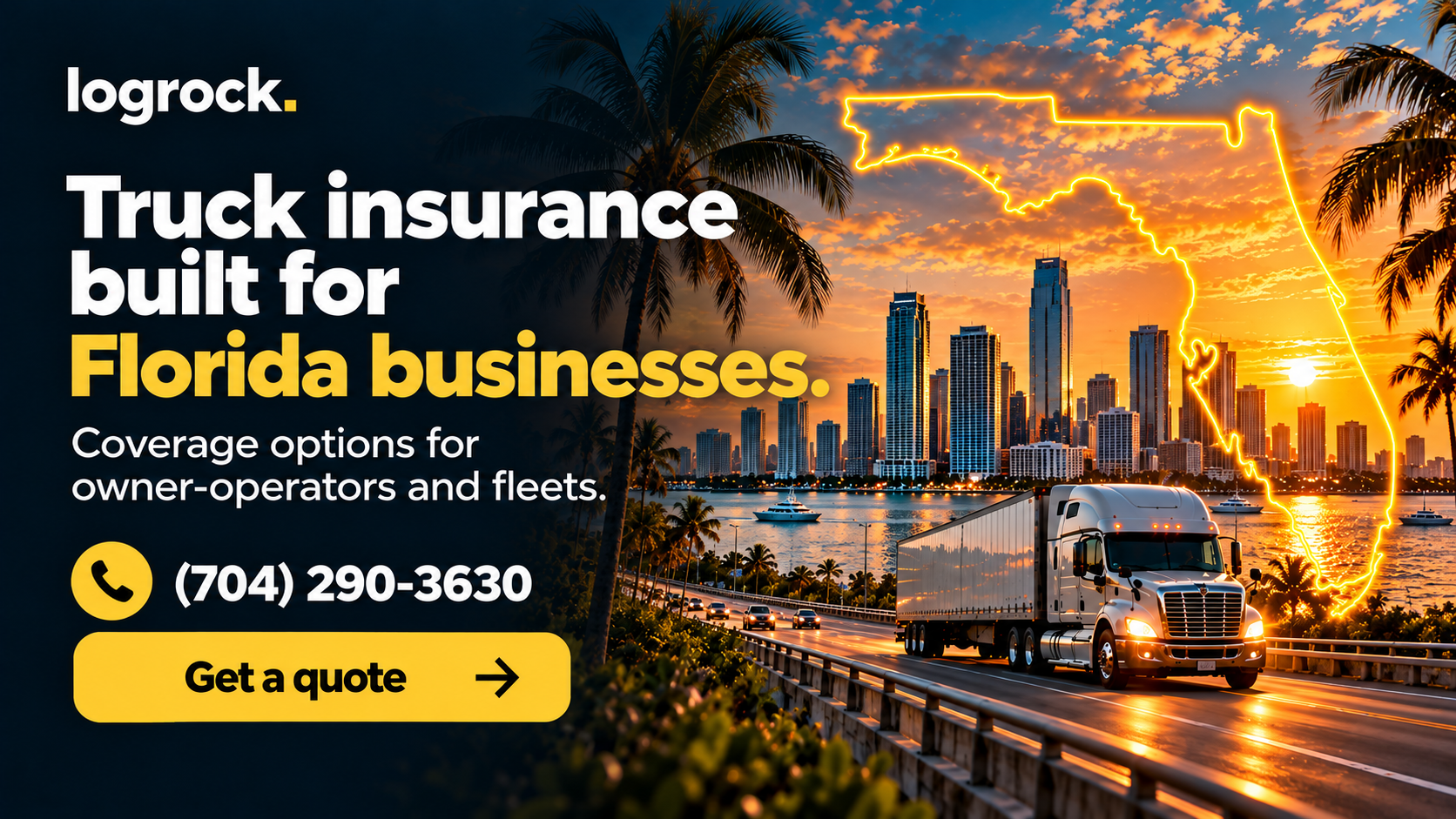 Check a truck insurance availability with LogRock