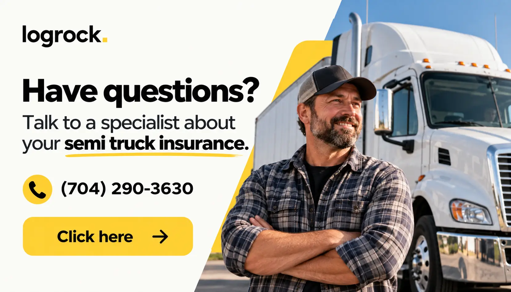 Check a truck insurance availability with LogRock