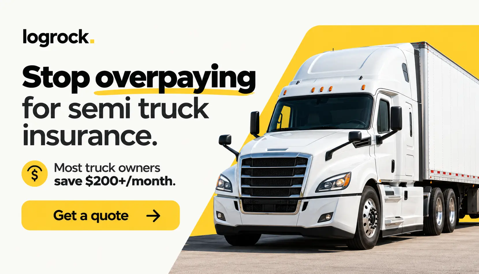 Check a truck insurance availability with LogRock