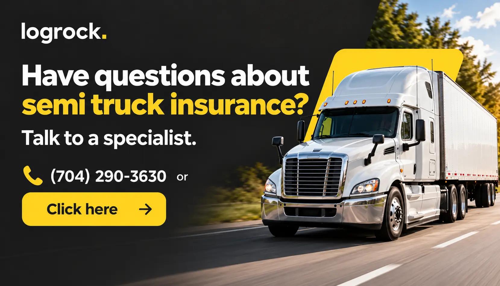 Check a truck insurance availability with LogRock
